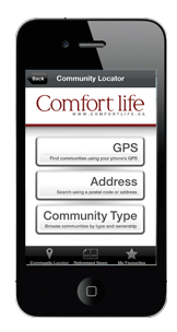 Retirement Community Locator App